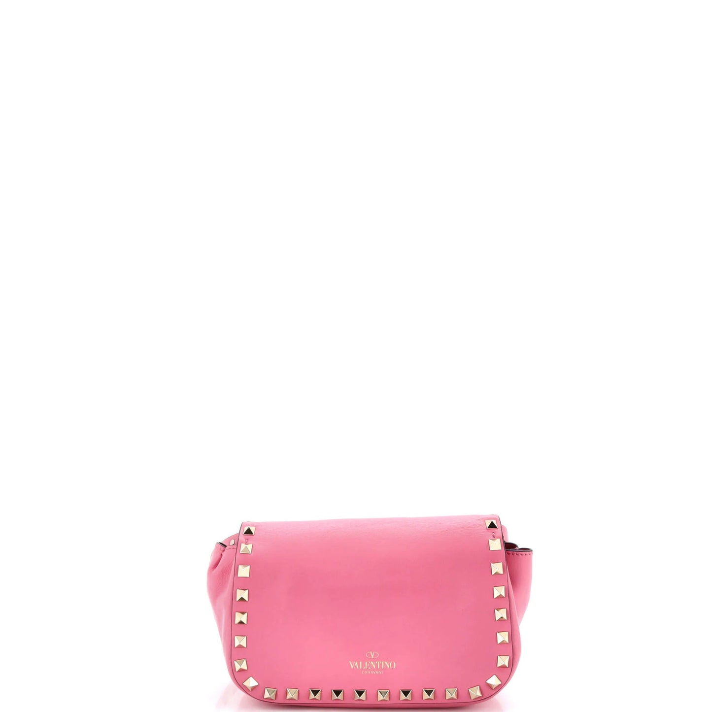 Valentino Garavani Rockstud Flip Lock Flap Bag Leather Mini