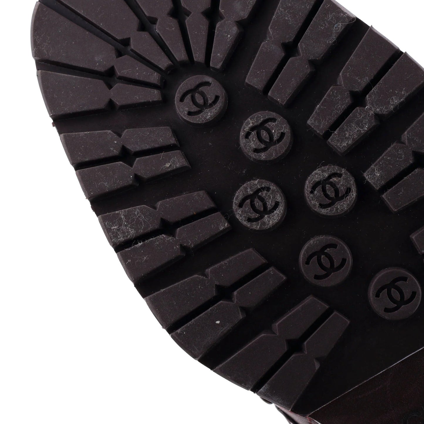 Chanel Women'S Cc Loafers Quilted Leather