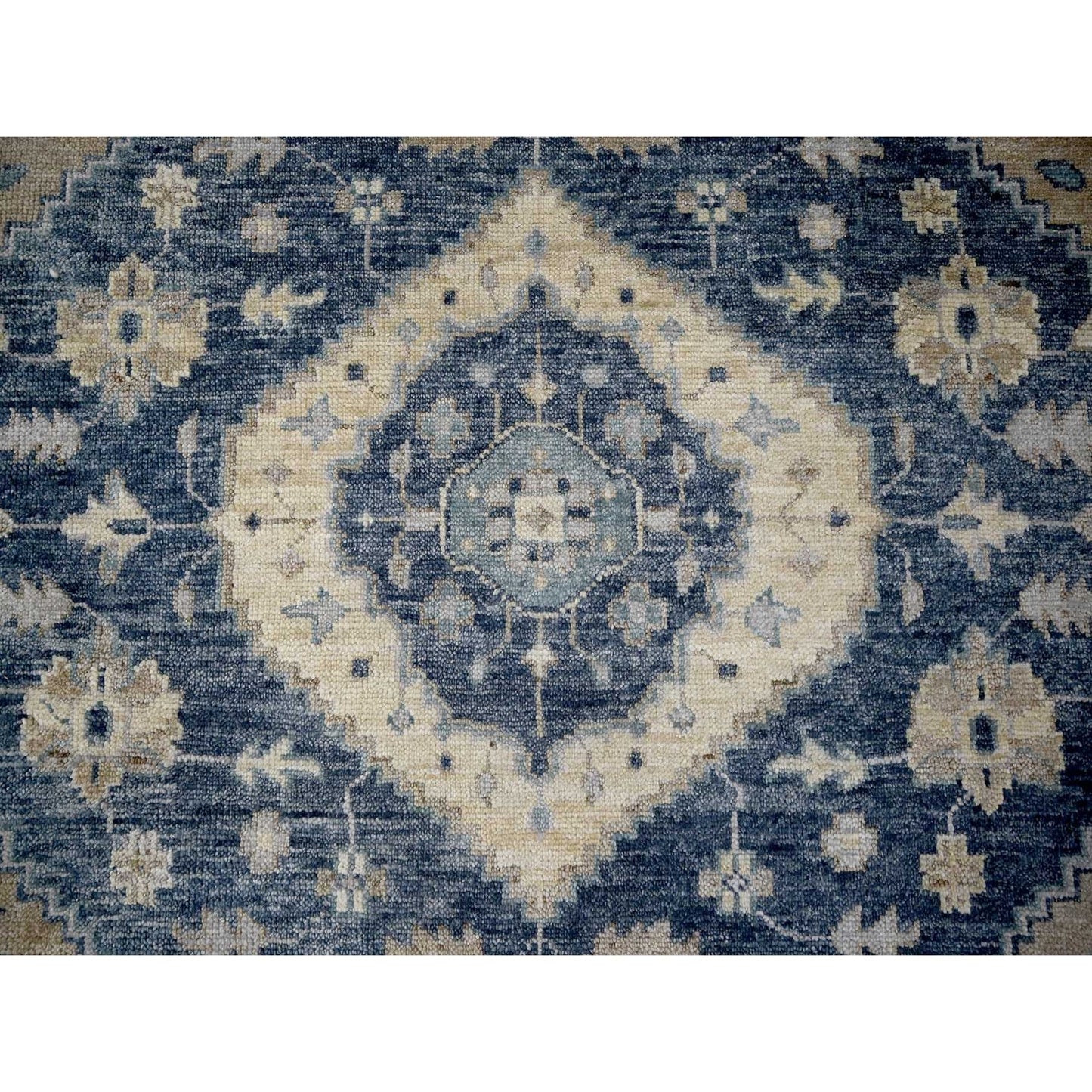 9'3"X12'3" Toasty Gray Bookshaish Design Hand Knotted Wool Oriental Rug