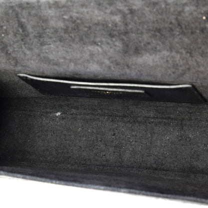 Saint Laurent Classic Monogram Tassel Crossbody Bag Python Medium