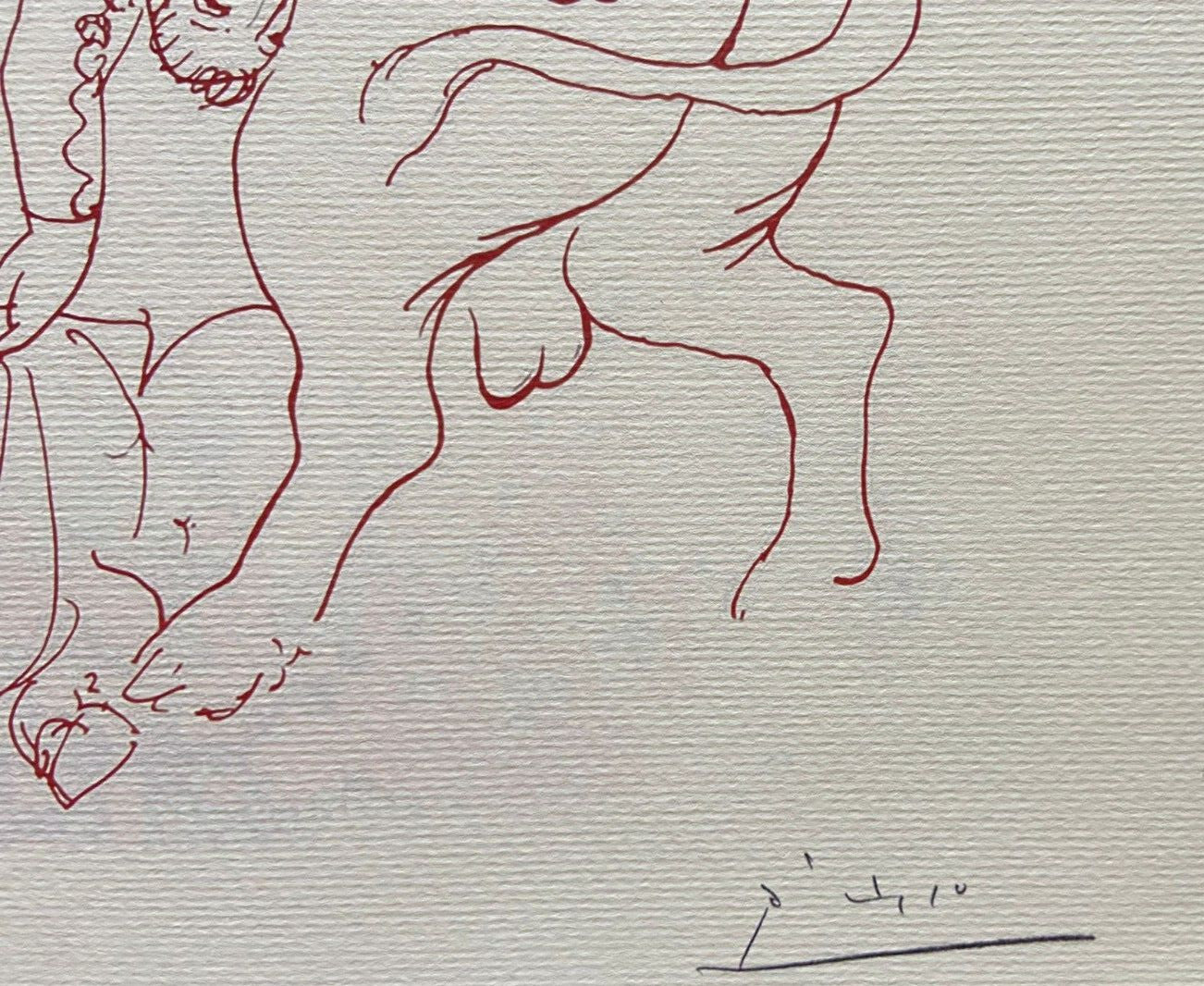 Pablo Picasso Lithograph Coa Signed Numbered In Pencil 180 Ex