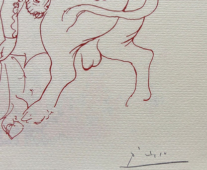 Pablo Picasso Lithograph Coa Signed Numbered In Pencil 180 Ex