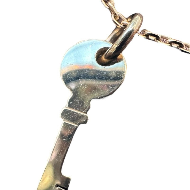Hermes Amulette Padlock Pm Gold Gp Buffalo Horn Necklace