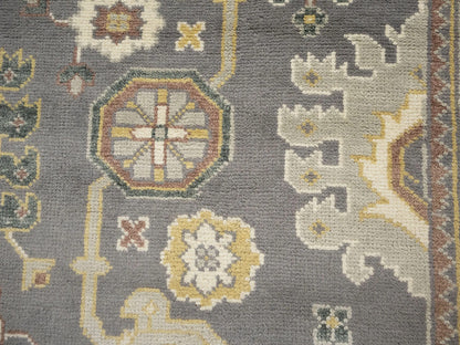 Handmade Floral Oushak Chobi 9'5X12'0 Ft Oriental