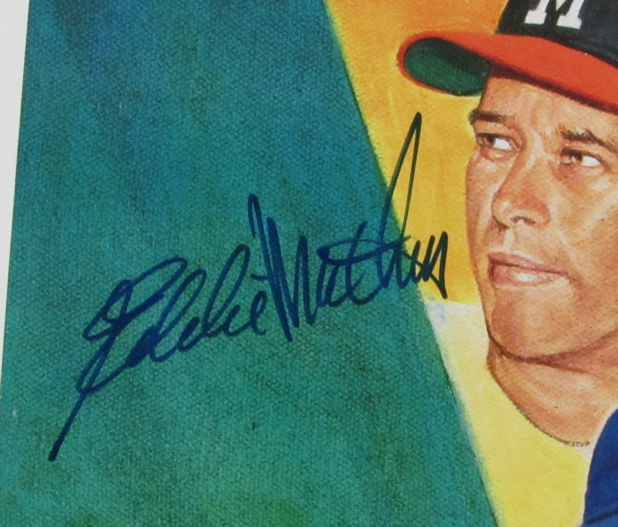 500 Home Run Club Signed By 11 Poster Mantle Williams Mays + Psa/Dna 201597