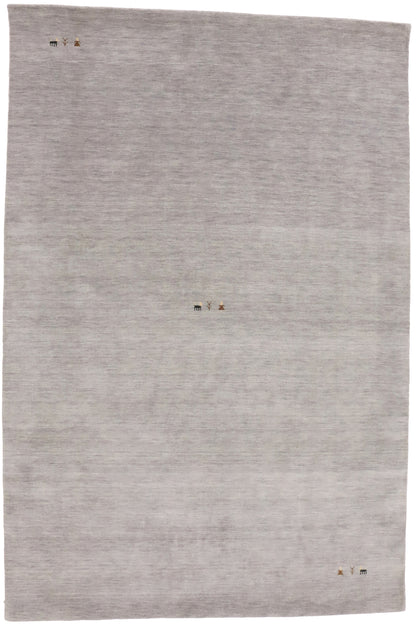 Tribal Pictorial Style Plush Wool 6X9 Gabbeh