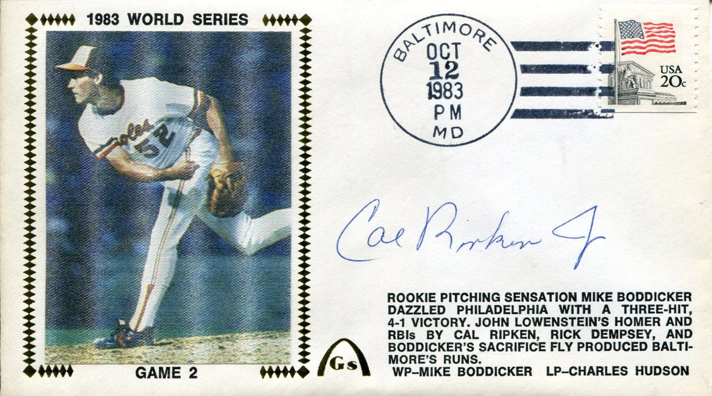 Cal Ripken Jr. Autographed Gateway First Day Cover (Jsa)