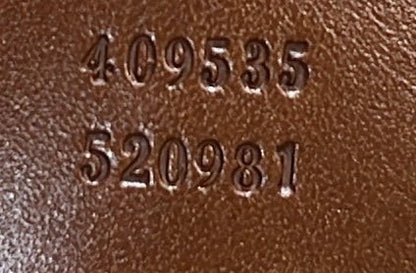 Gucci Chain Crossbody Bag Gg Coated Canvas And Leather Mini