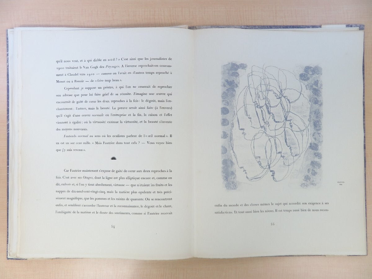 Jean Fautrier "Fautrier L'Enrag" 1949 1St Edition