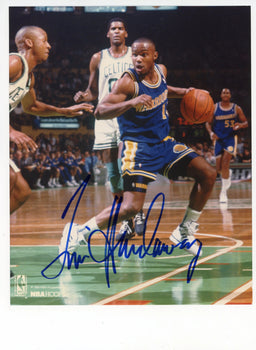 Tim Hardaway Autographed 8X10 Photo
