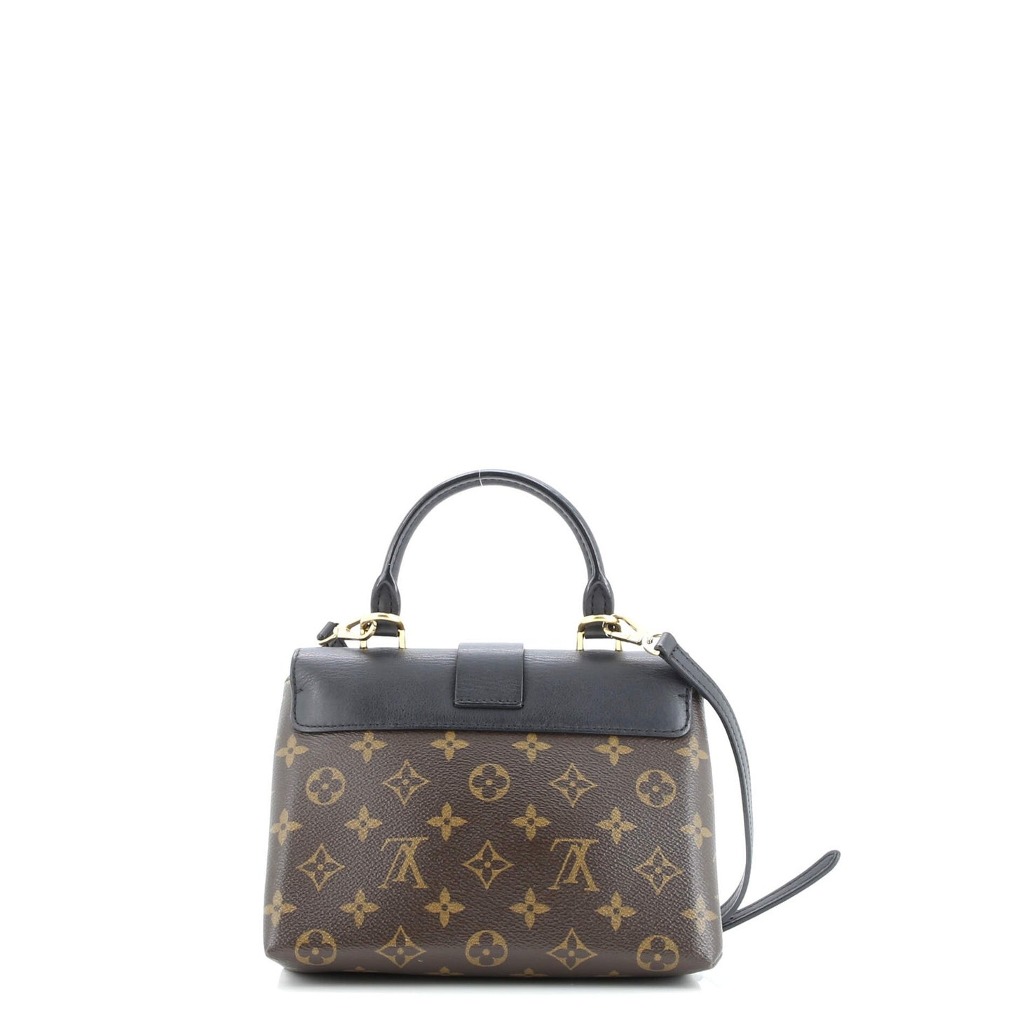 Louis Vuitton Locky Handbag Monogram Canvas With Leather Bb