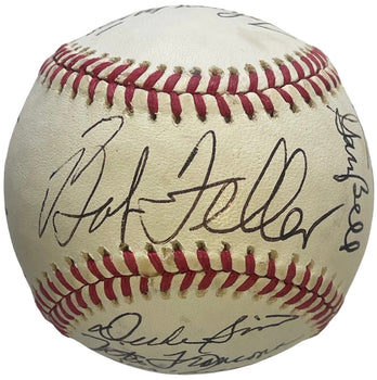 Bob Feller & Others Signed American League