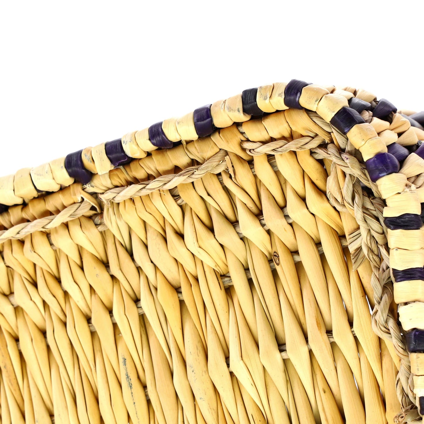 Loewe Paula'S Ibiza Square Basket Tote Woven Reed With Leather Small