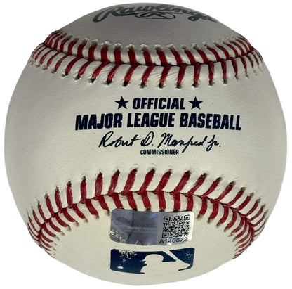 Aaron Boone & Brian Cashman Autographed Official Major League Baseball (Cx Authe