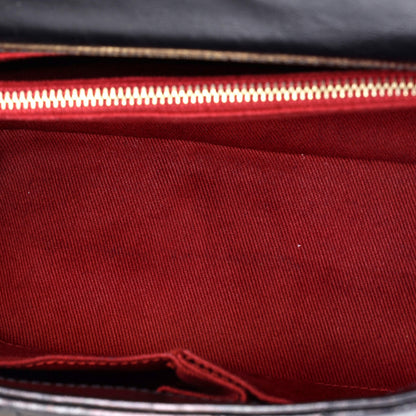 Chanel Coco Top Handle Bag Chevron Calfskin Small