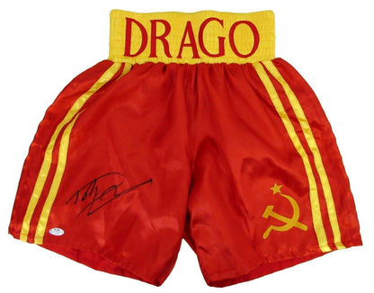 Dolph Lundgren Autographed Ivan Drago Rocky Iv