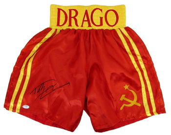 Dolph Lundgren Autographed Ivan Drago Rocky Iv