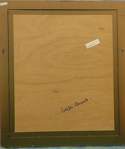 Rodolphe Planquette Original Signed Pastel On Paper Painting Framed Landscape