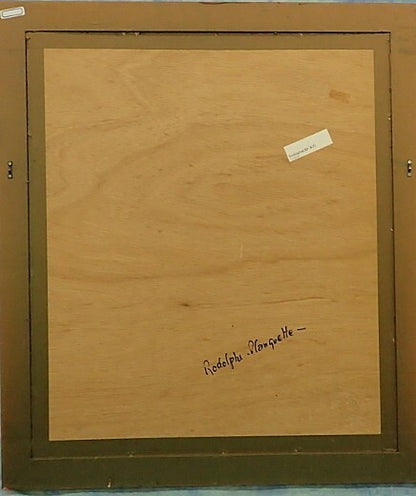 Rodolphe Planquette Original Signed Pastel On Paper Painting Framed Landscape