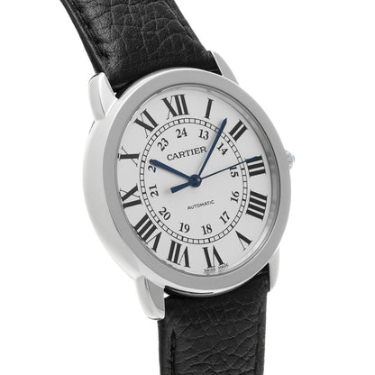 Cartier Rondo Solo De Cartier 36Mm Wsrn0021 Silver Unisex Used Watch #61130