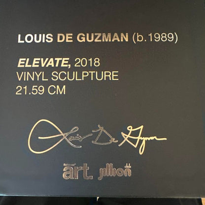 Louis De Guzman "Elevate" Black Vinyl Figure Signed Original Box Ed500