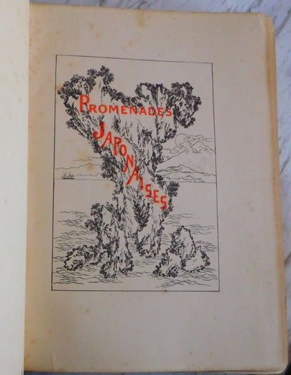 1878/1880 Promenades Japonaises Emile Guimet Felix Regamey Japan Travel 2 Vols