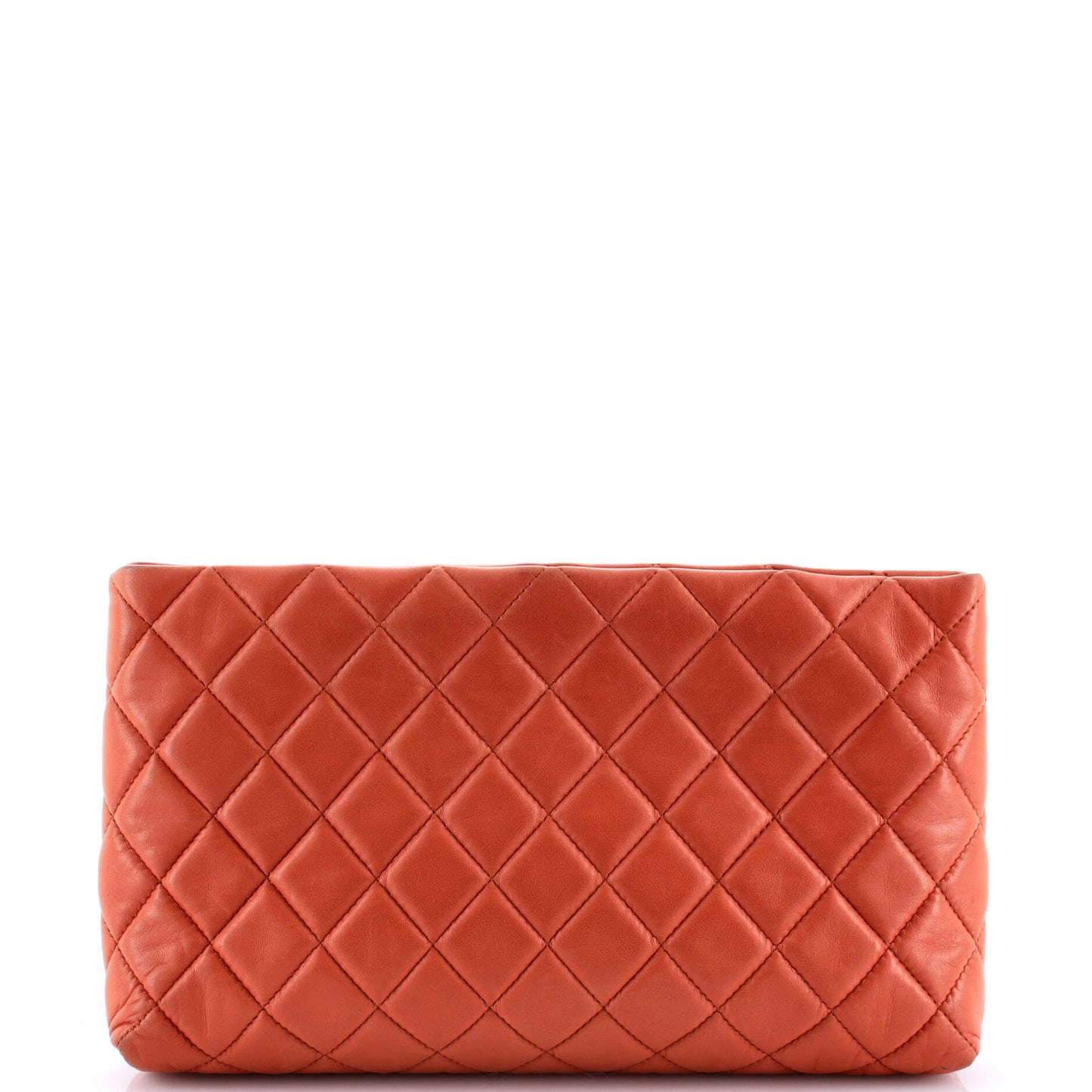 Chanel Square Timeless Clutch Quilted Lambskin