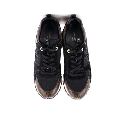 Louis Vuitton Women'S Run Away Sneakers Mesh With Monogram Canvas And Suede