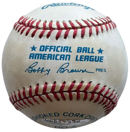 Roger Clemens Autographed Official Amercian League Baseball (Uda)