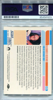 Brian Bonsall 1992 Stark Trek The Next Generation Psa Authentic Auto Card