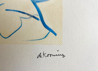 Willem De Kooning Lithograph Guggenheim Museum