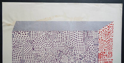 Risaburo Kimura Signed Original Serigraph Screenprint City-53 Edition Ap