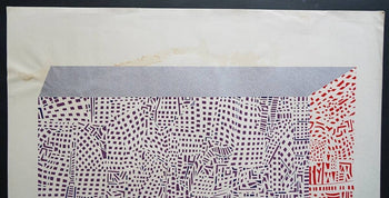 Risaburo Kimura Signed Original Serigraph Screenprint City-53 Edition Ap