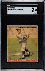 Lafayette Thompson 1933 Goudey #13 Sgc 2