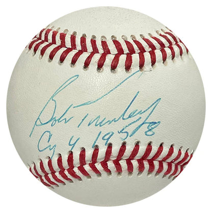 Bob Turley "Cy 1958" Autographed Baseball (Psa)