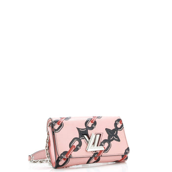 Louis Vuitton Twist Chain Wallet Limited Edition Print Epi Leather