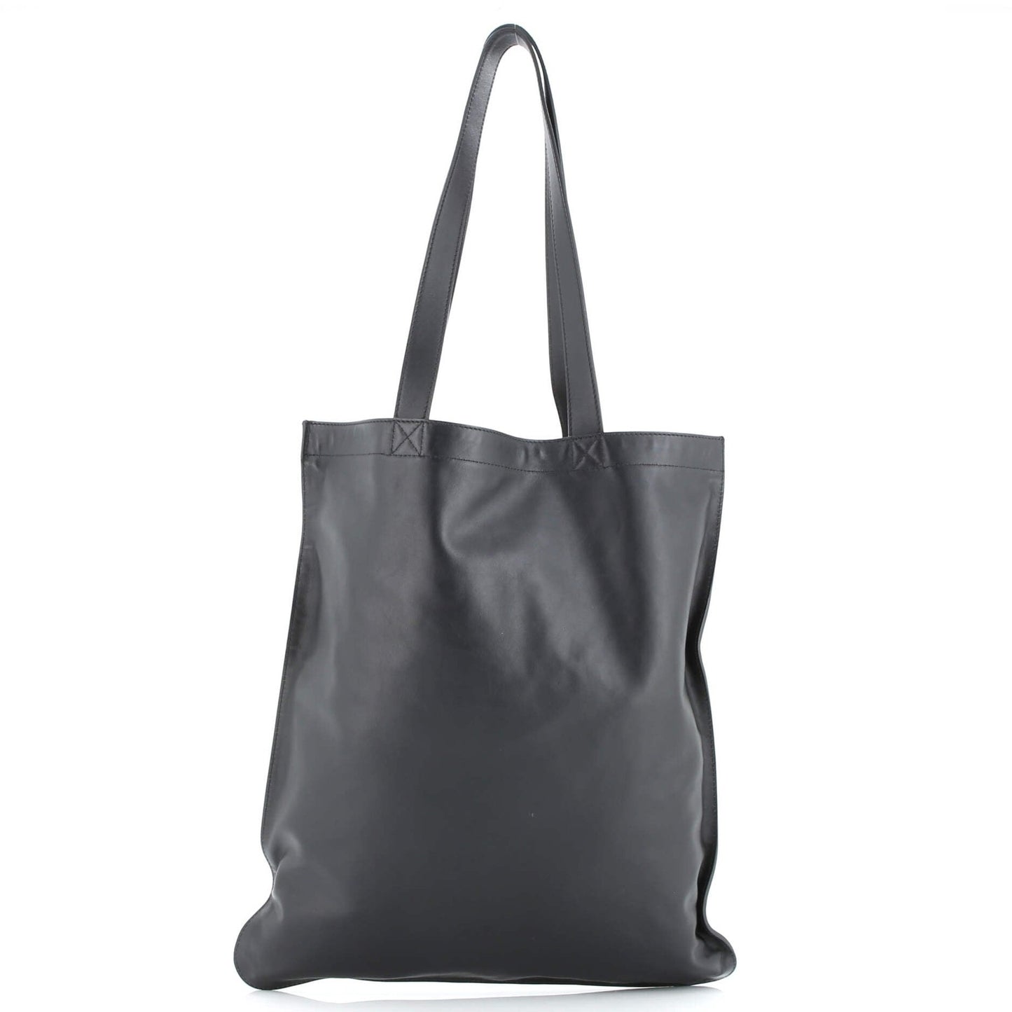 Fendi Pack Flat Shopper Tote Leather Tall