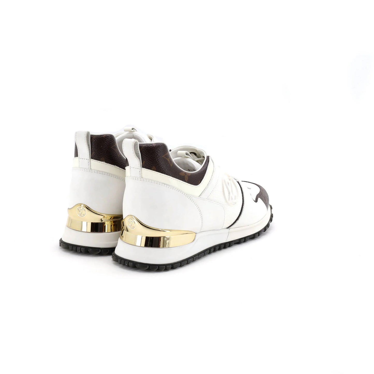 Louis Vuitton Women'S Run Away Sneakers Mesh With Monogram Canvas And Leather