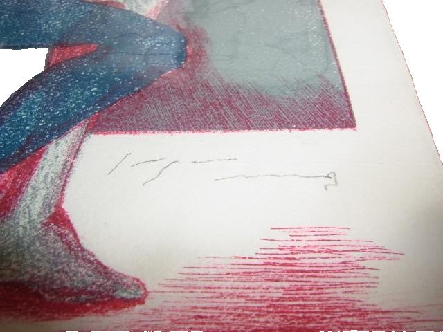 Masuo Ikeda "Skull" 1980 Etching Signed 18/50 Japanese Contemporary Print