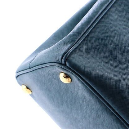 Prada Double Zip Lux Tote Saffiano Leather Small