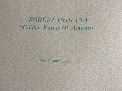 Robert Indiana Lithograph Guggenheim