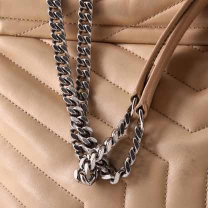 Saint Laurent Loulou Shoulder Bag Matelasse Chevron Leather Medium