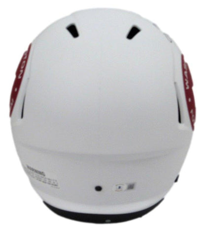 John Riggins Hof Autographed Full Size Lunar Replica Helmet Washington Beckett
