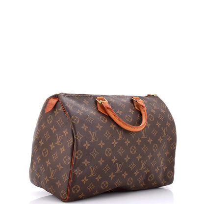 Louis Vuitton Speedy Handbag Monogram Canvas 35