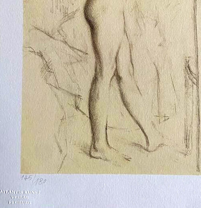 Balthus Lithograph Coa Signed Numbered Stamped (Egon Schiele)