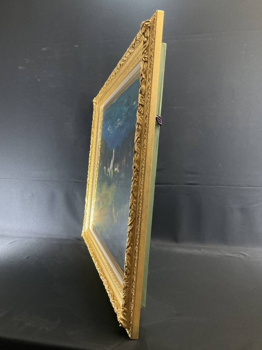 Laszlo Lidovitch The White Church Original Oil Painting Landscape Hungary