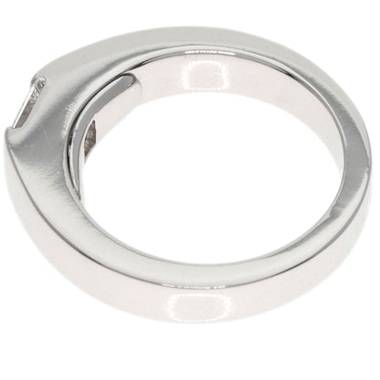 CARTIER   Ring Tank Diamond #44 K18 White Gold