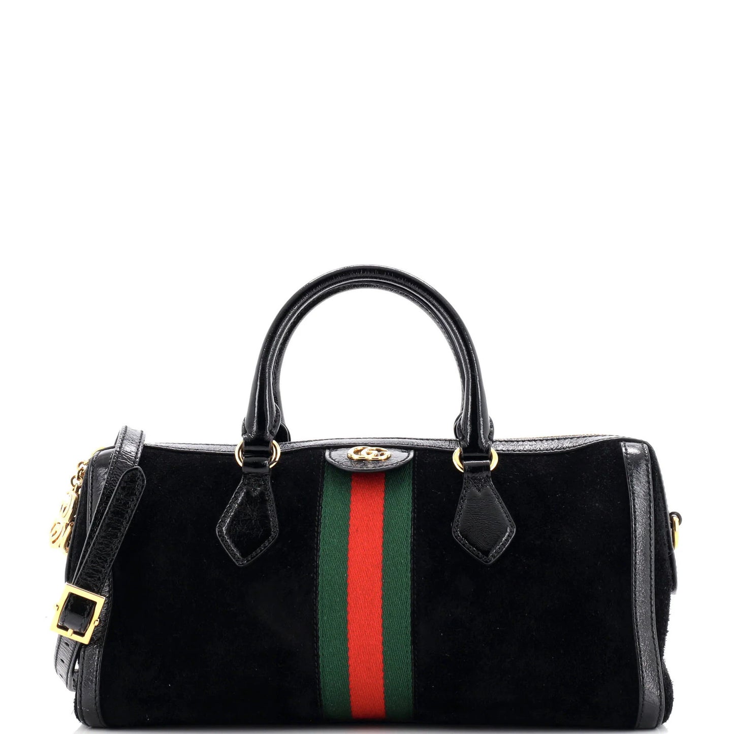 Gucci Ophidia Boston Bag Suede Medium