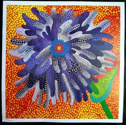Yayoi Kusama Lithograph Coa