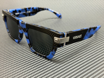 VERSACE VE4464 545887 Havana Blue Grey Men's 52